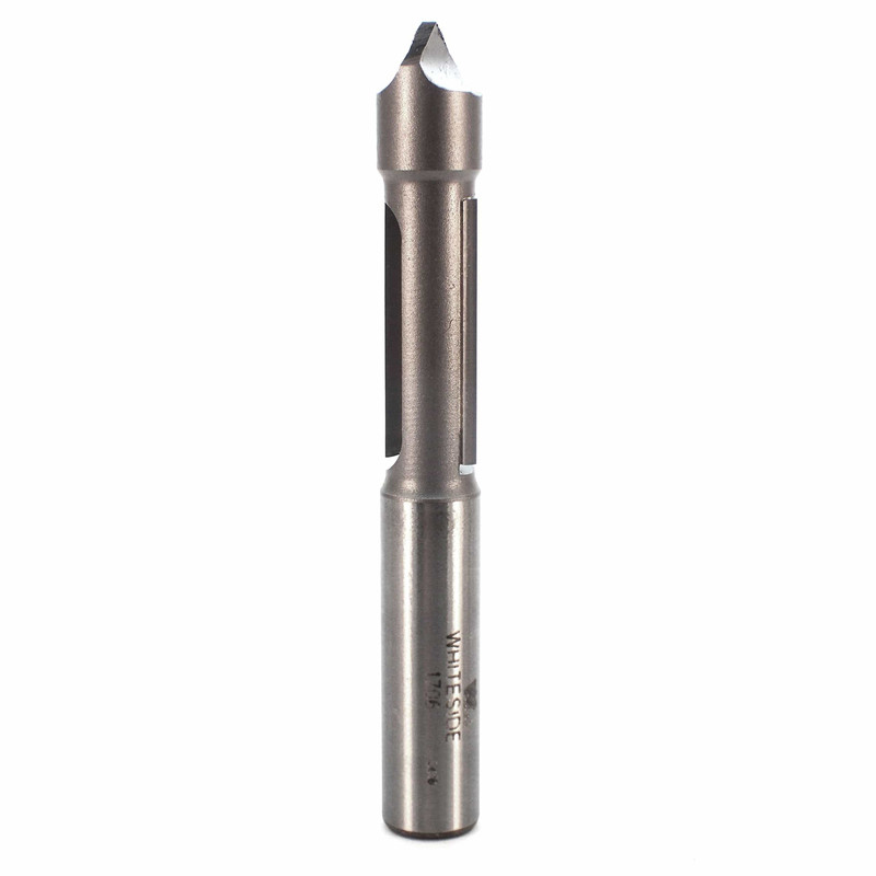 Double Flute Panel Router Bit - Shank:1/2" - Diameter:1/2" - Cutting Length:1-1/4"